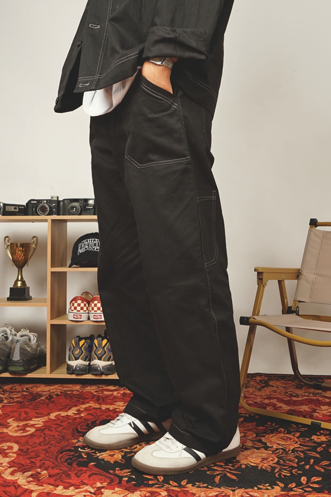 BLACK WORK PANTS V2 EMAS