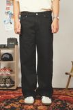  BLACK RELAXED FIT JEANS 