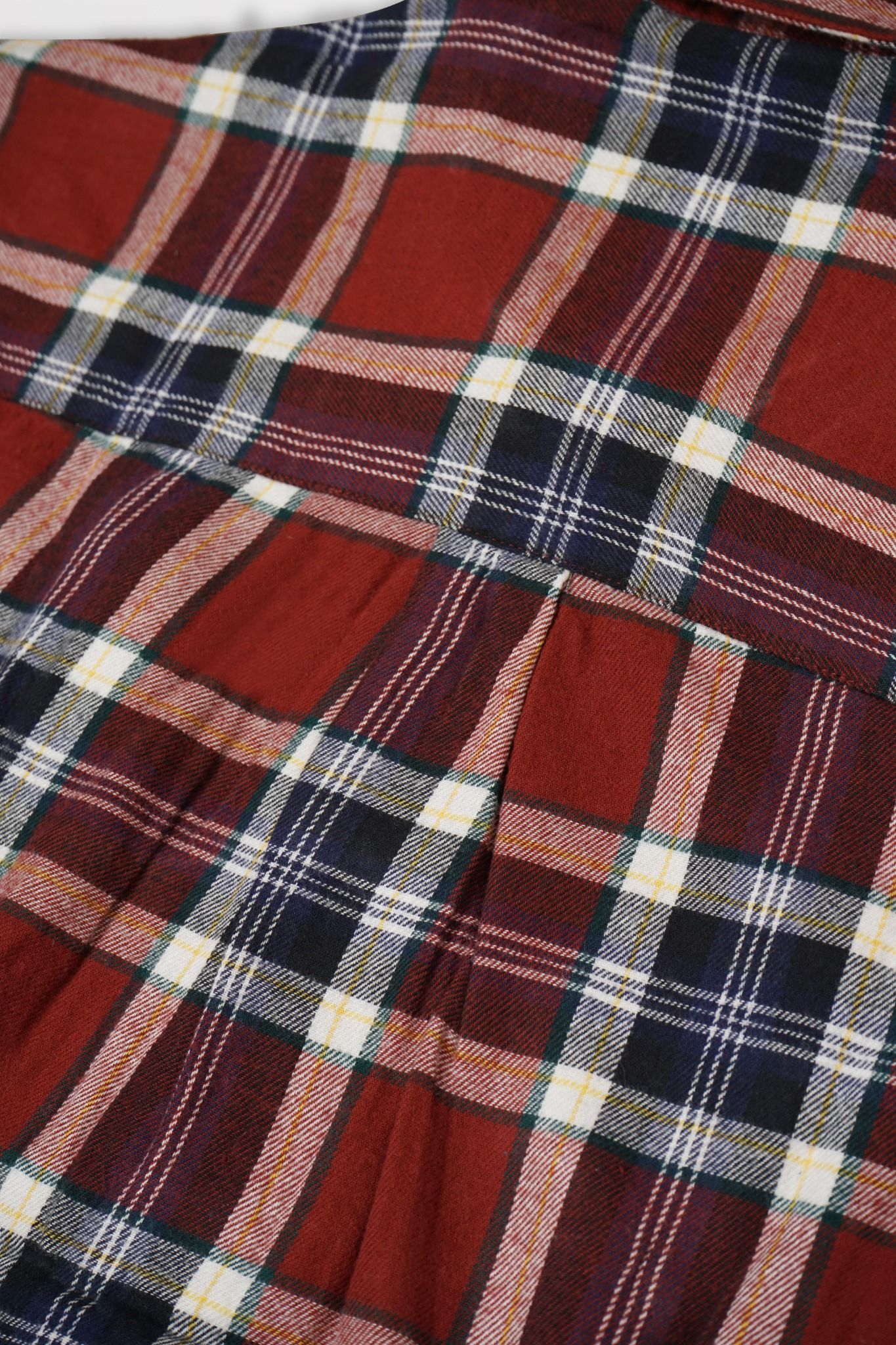  RED NAVY LOGO FLANNEL 