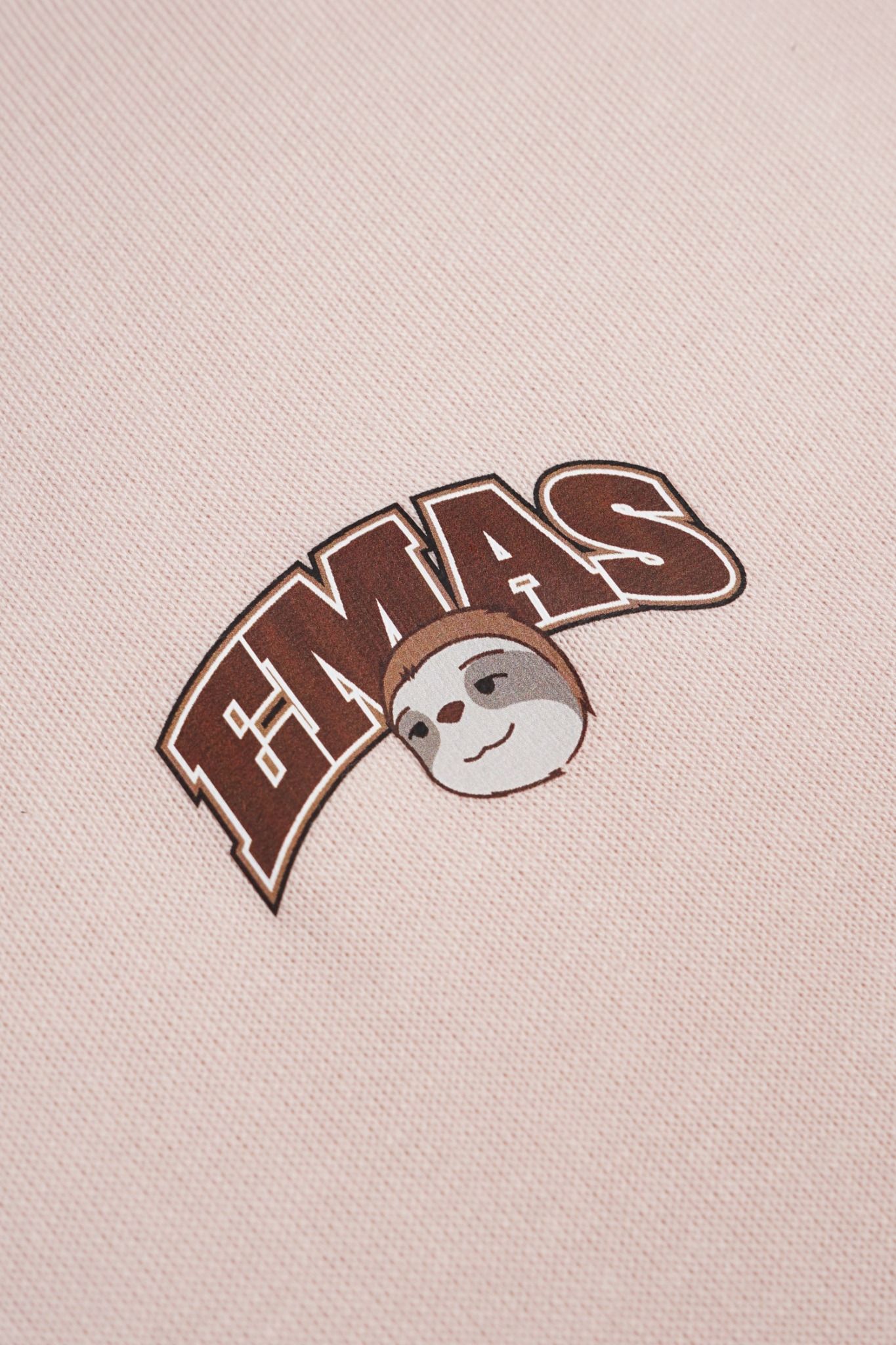  PINK SLOTHFACE HOODIEZIP 