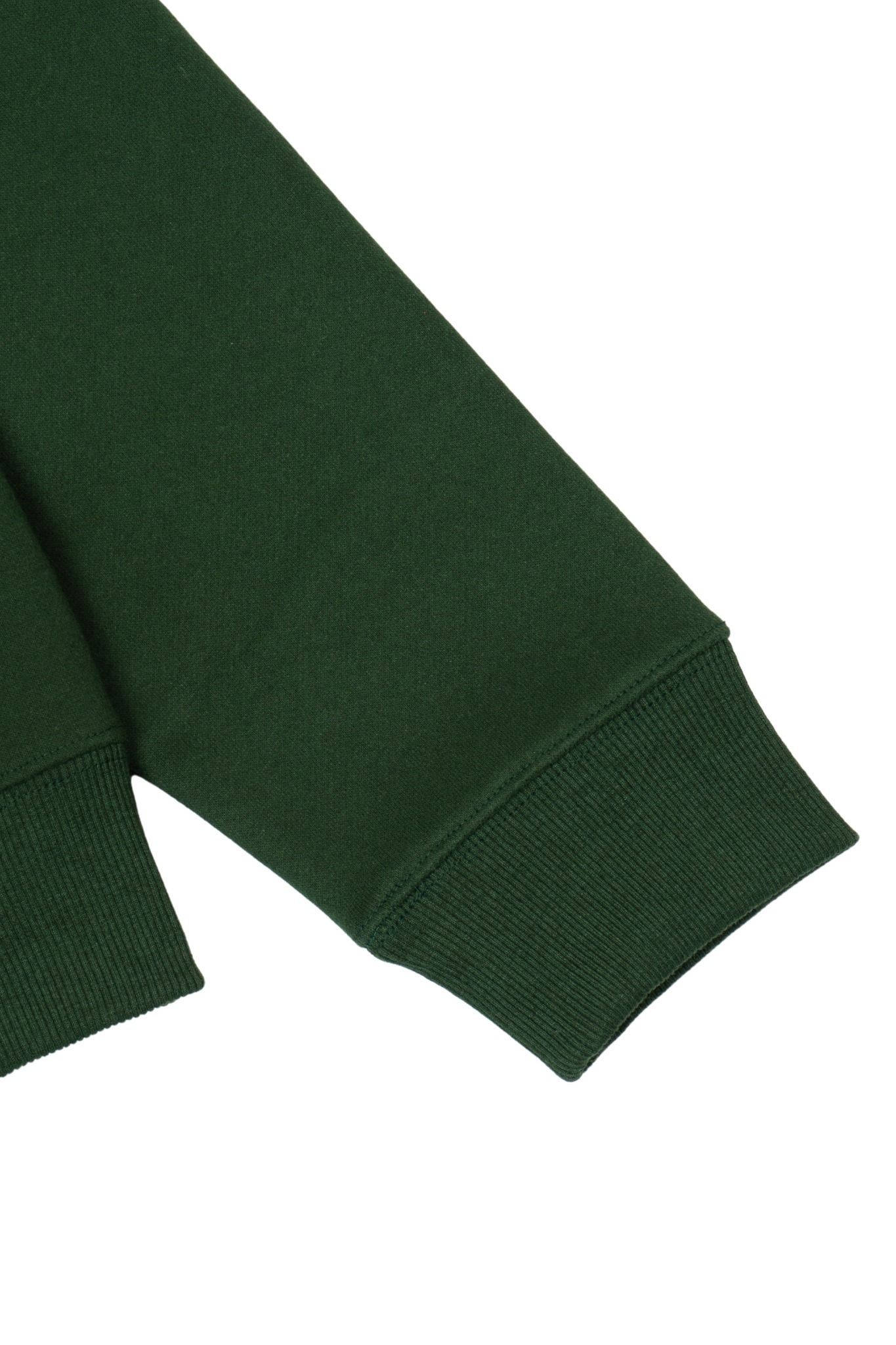  GREEN EMBROIDERED HOODIE 