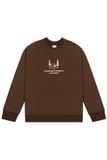  DARKBROWN EMAS CAMP SWEATSHIRT 