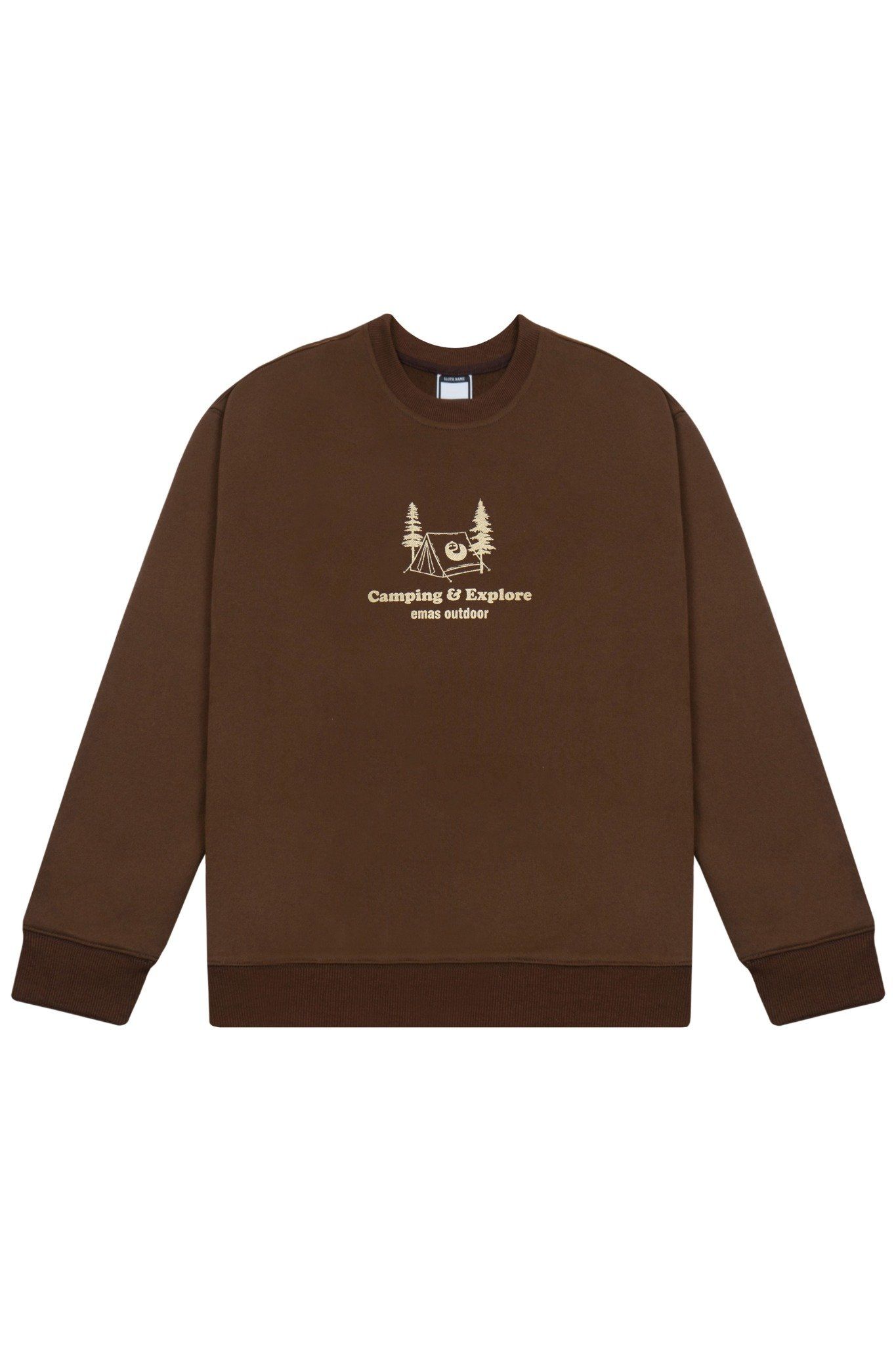  DARKBROWN EMAS CAMP SWEATSHIRT 