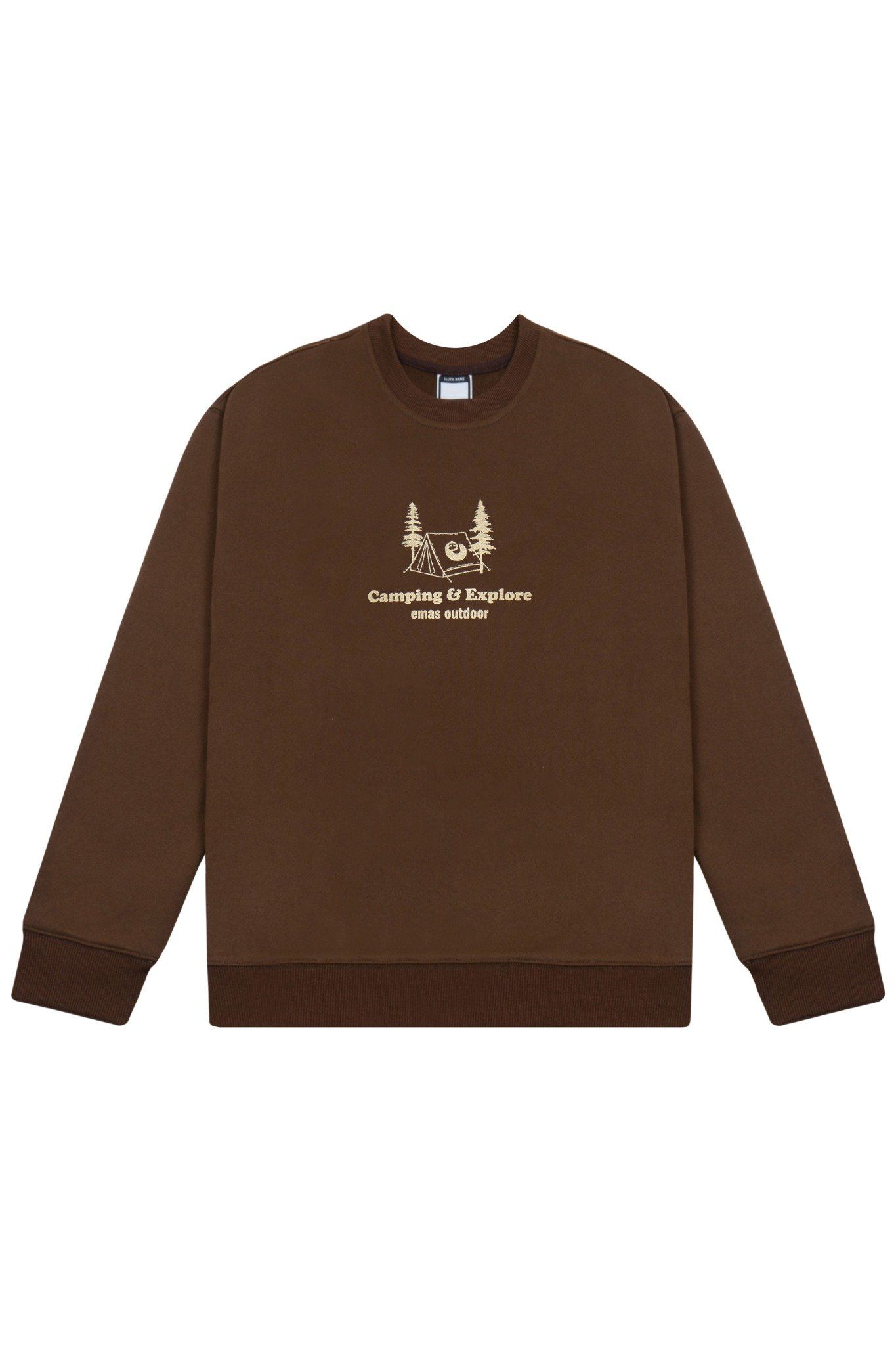  DARKBROWN EMAS CAMP SWEATSHIRT 