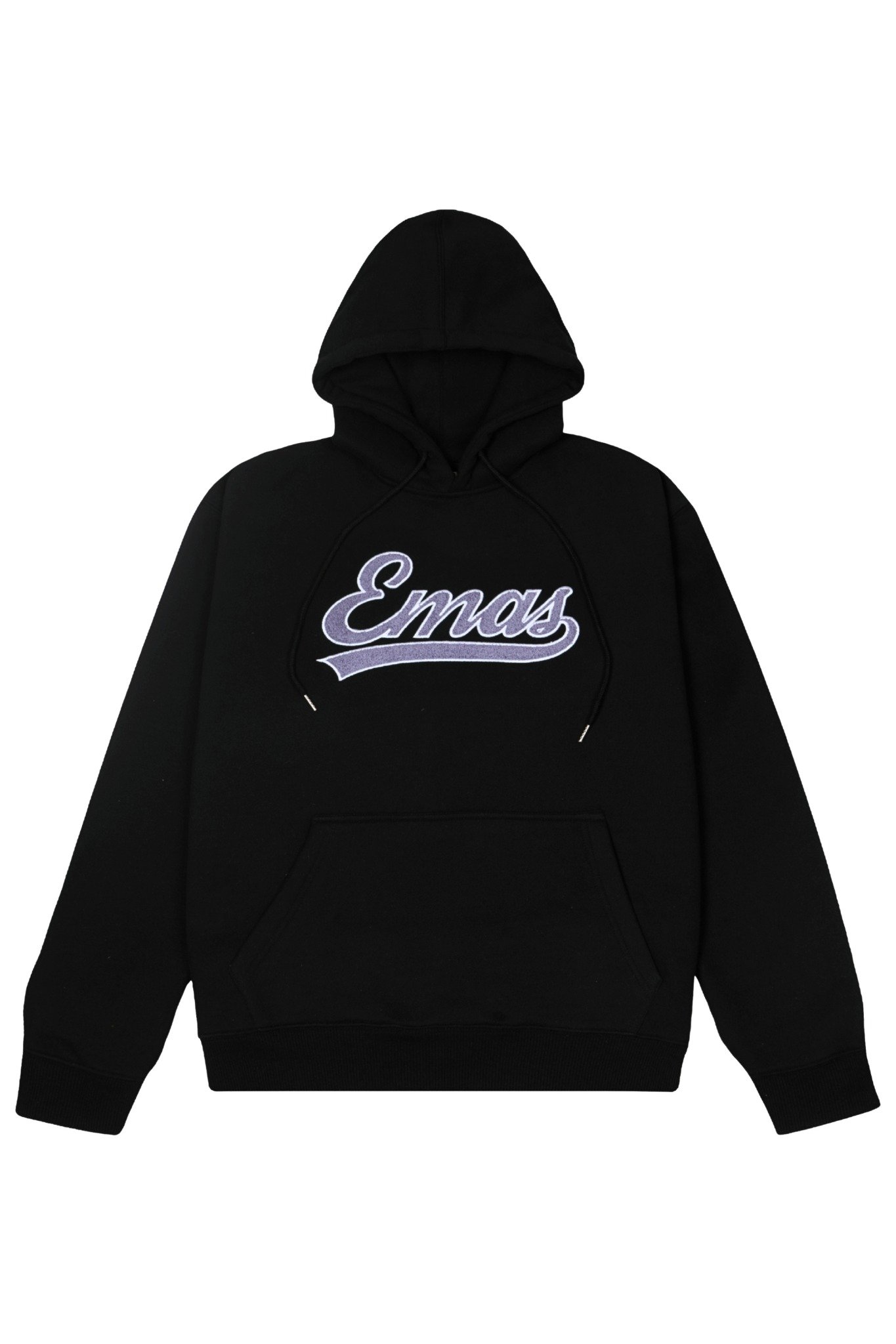  BLACK EMBROIDERED HOODIE 