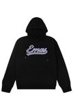  BLACK EMBROIDERED HOODIE 