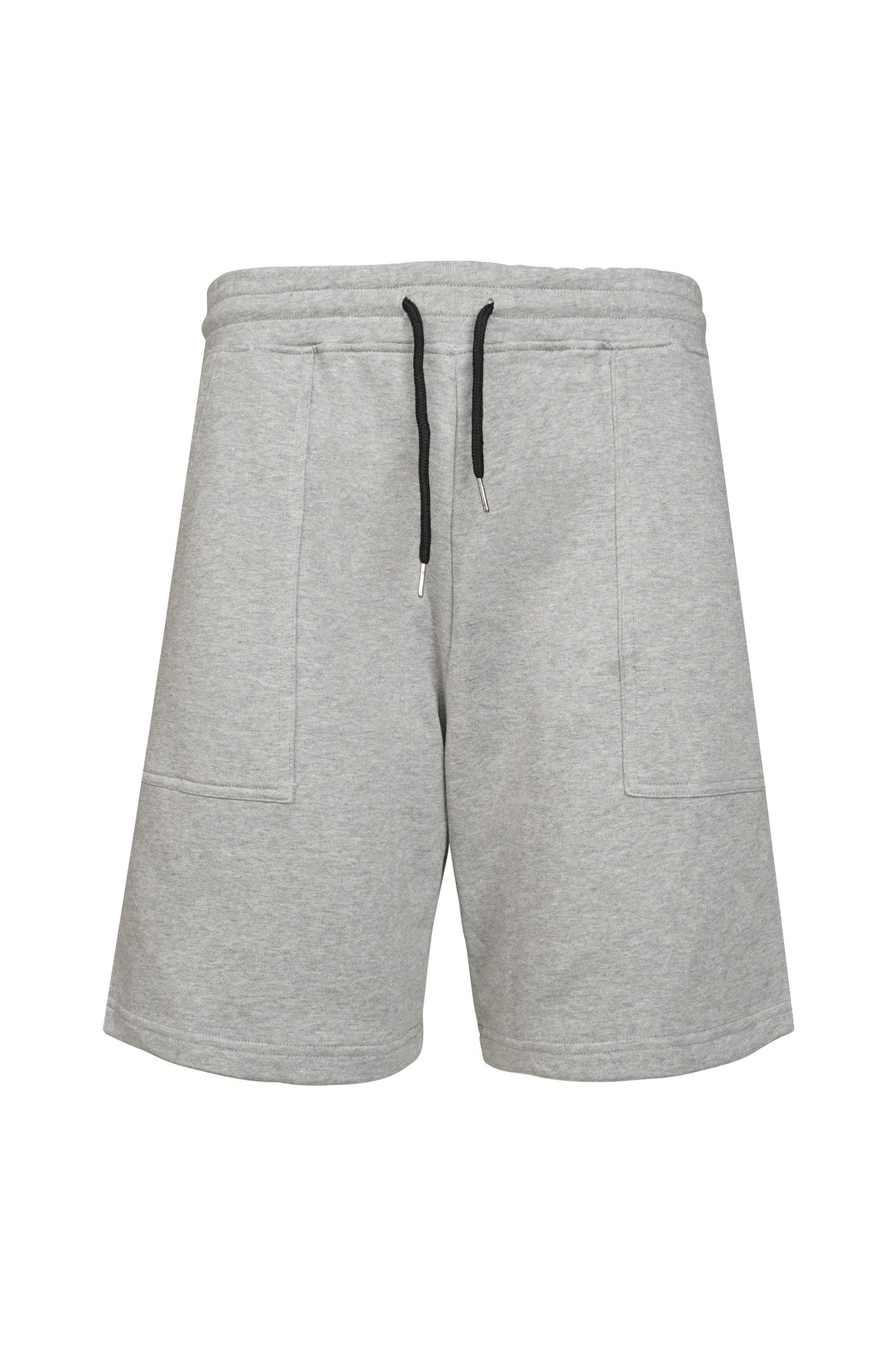  GREY RELAXED FIT SWEATSHORTS 