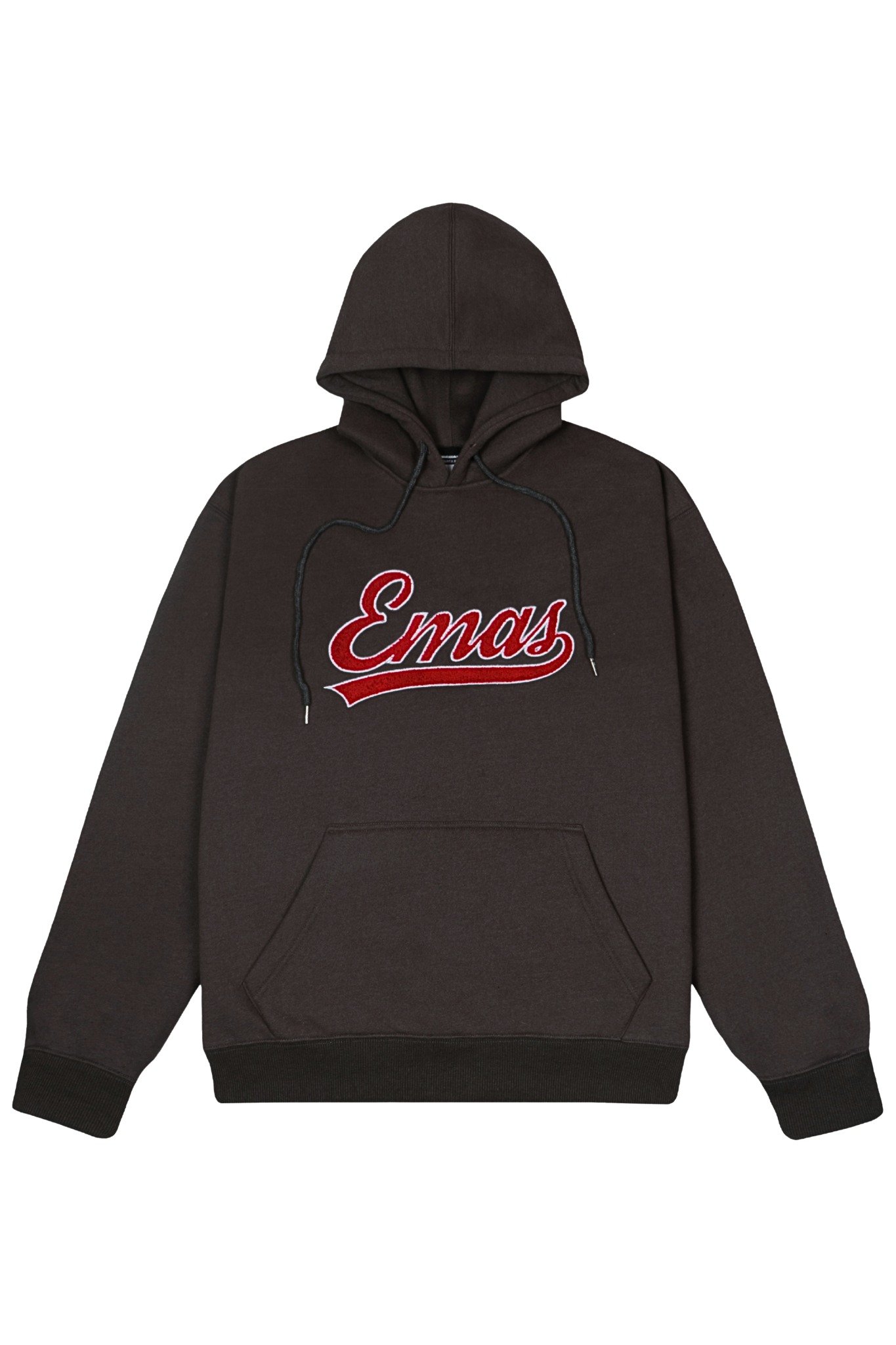  CHARCOAL EMBROIDERED HOODIE 