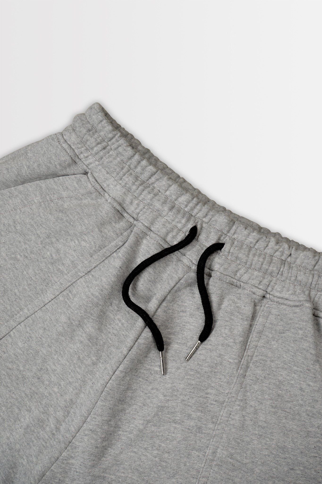  GREY RELAXED FIT SWEATSHORTS 