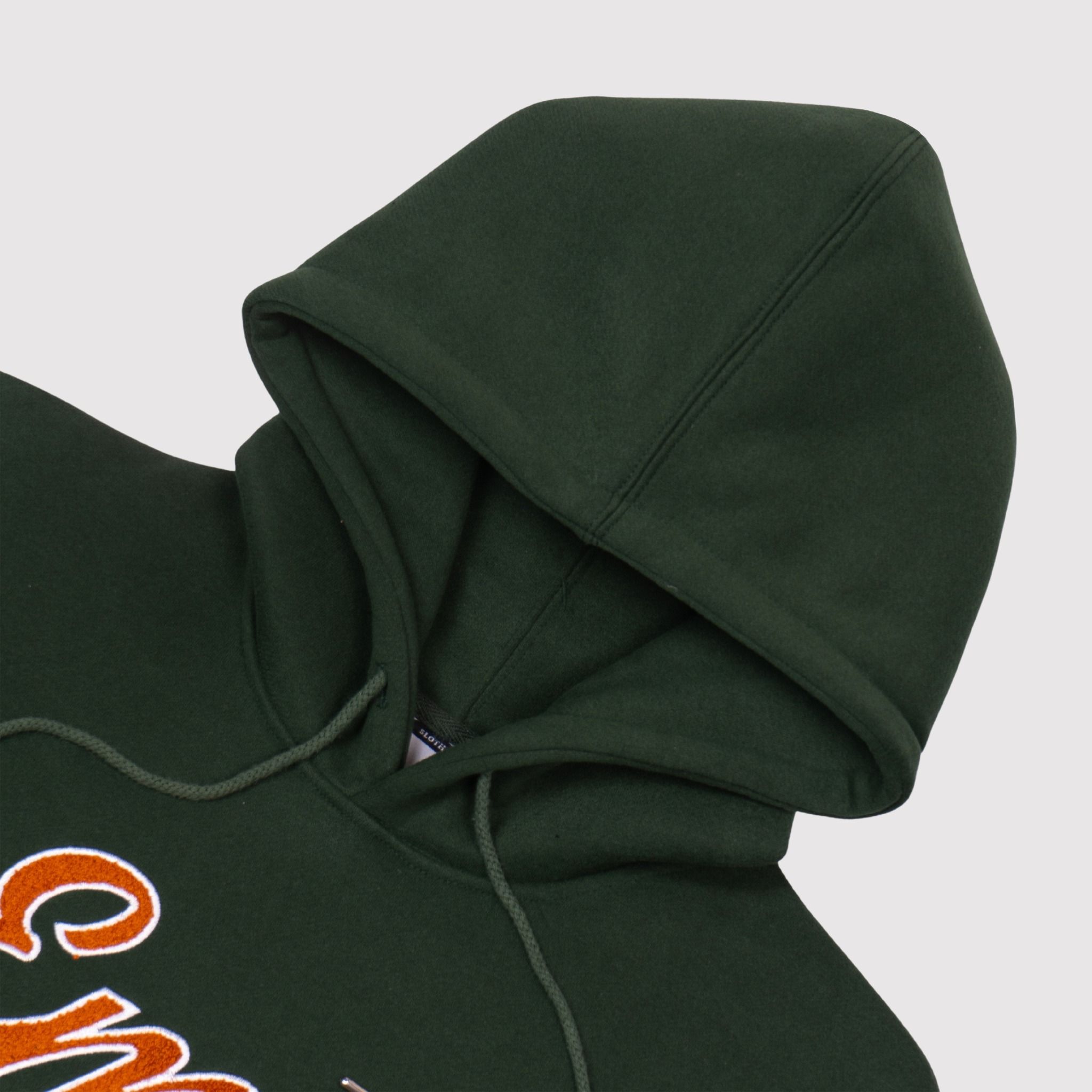 GREEN EMBROIDERED HOODIE 