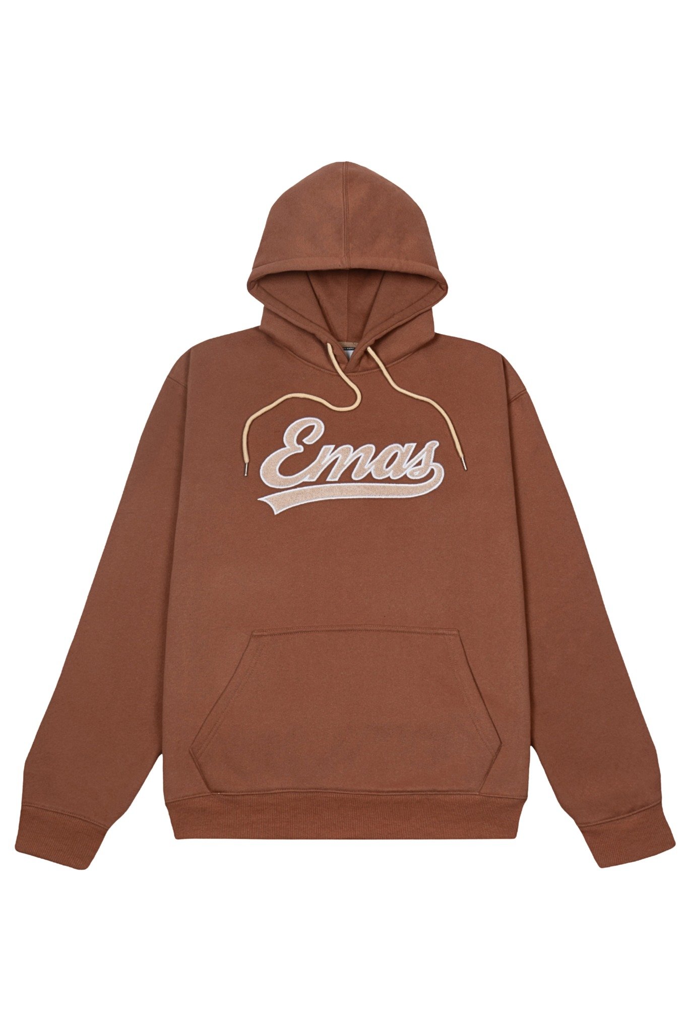  BROWN EMBROIDERED HOODIE 