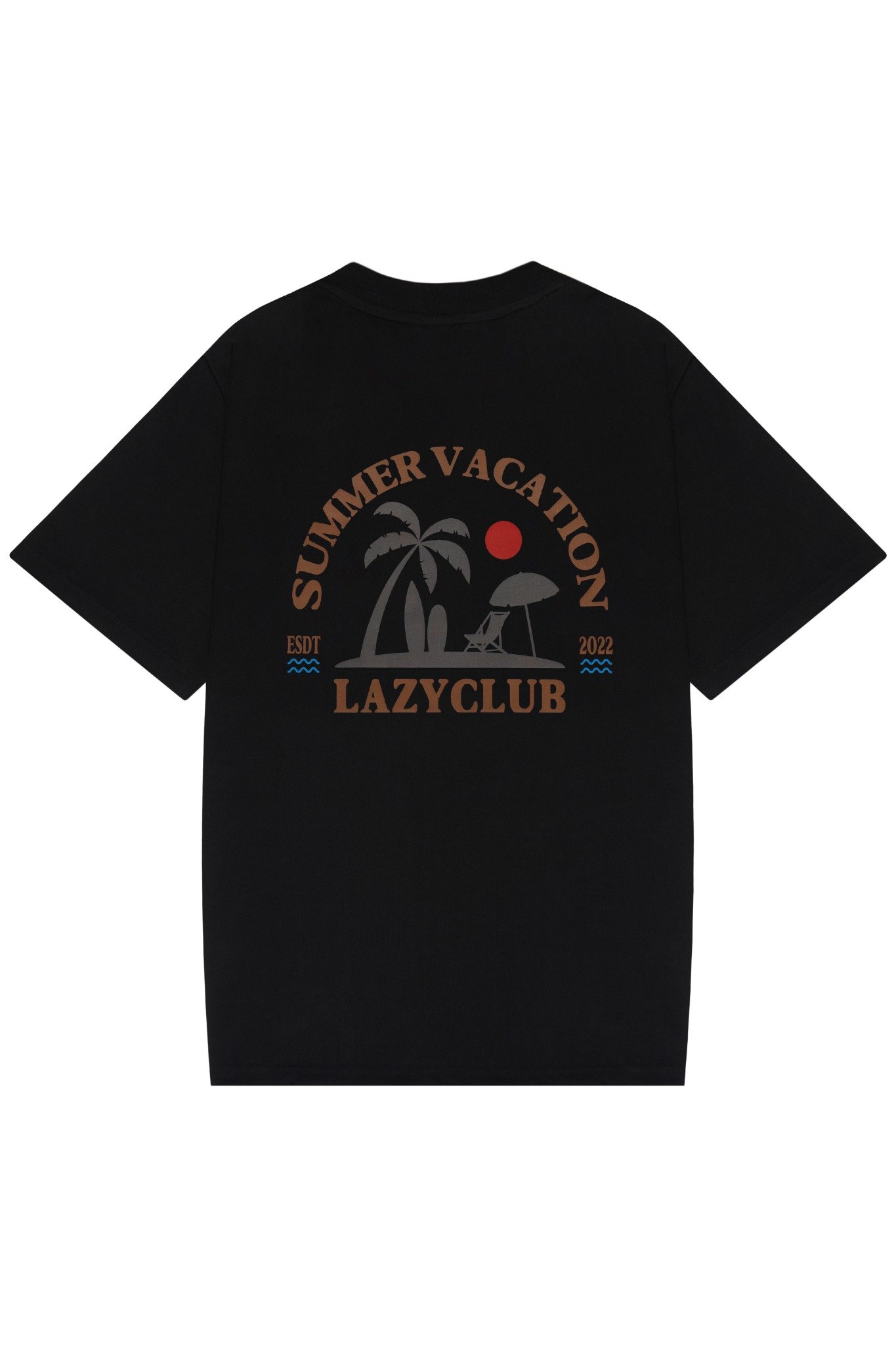  BEACH BLACK TEE 