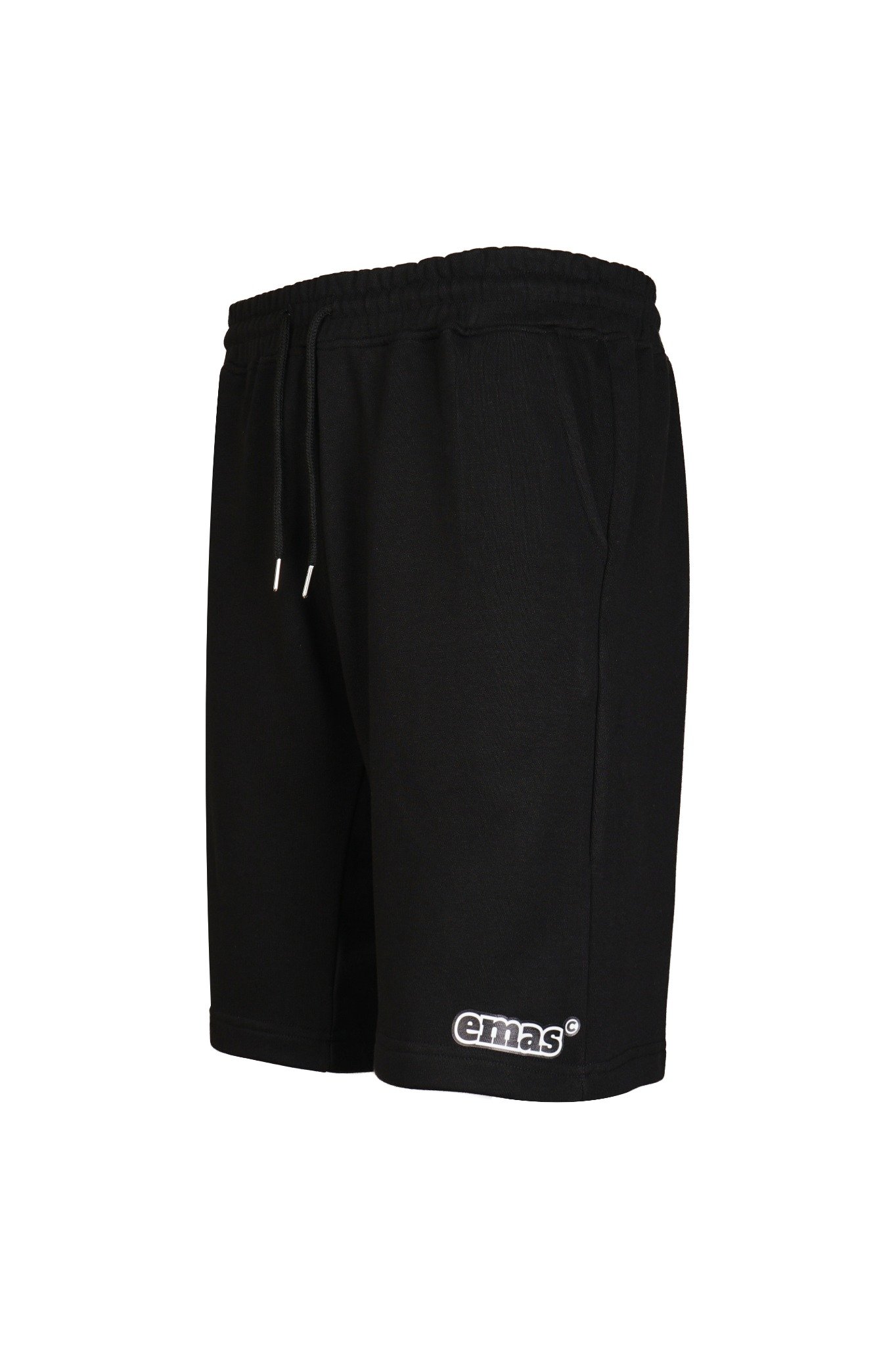  BLACK LOOSE FIT SWEATSHORTS 