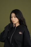  BLACK SLOTHFACE HOODIEZIP 