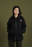  BLACK SLOTHFACE HOODIEZIP 