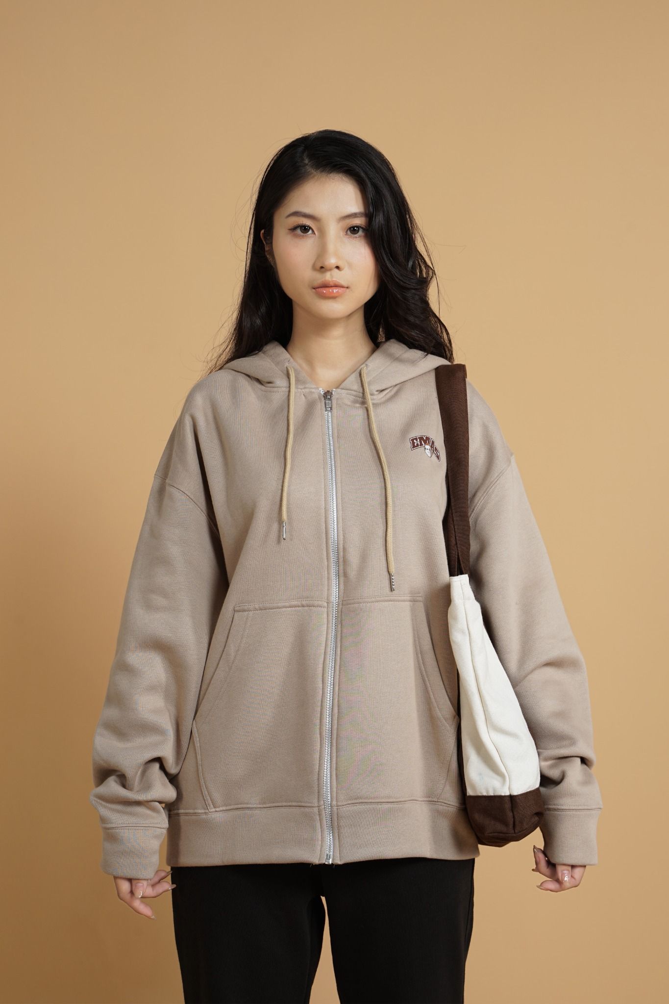  WHITEBROWN TOTE BAG 