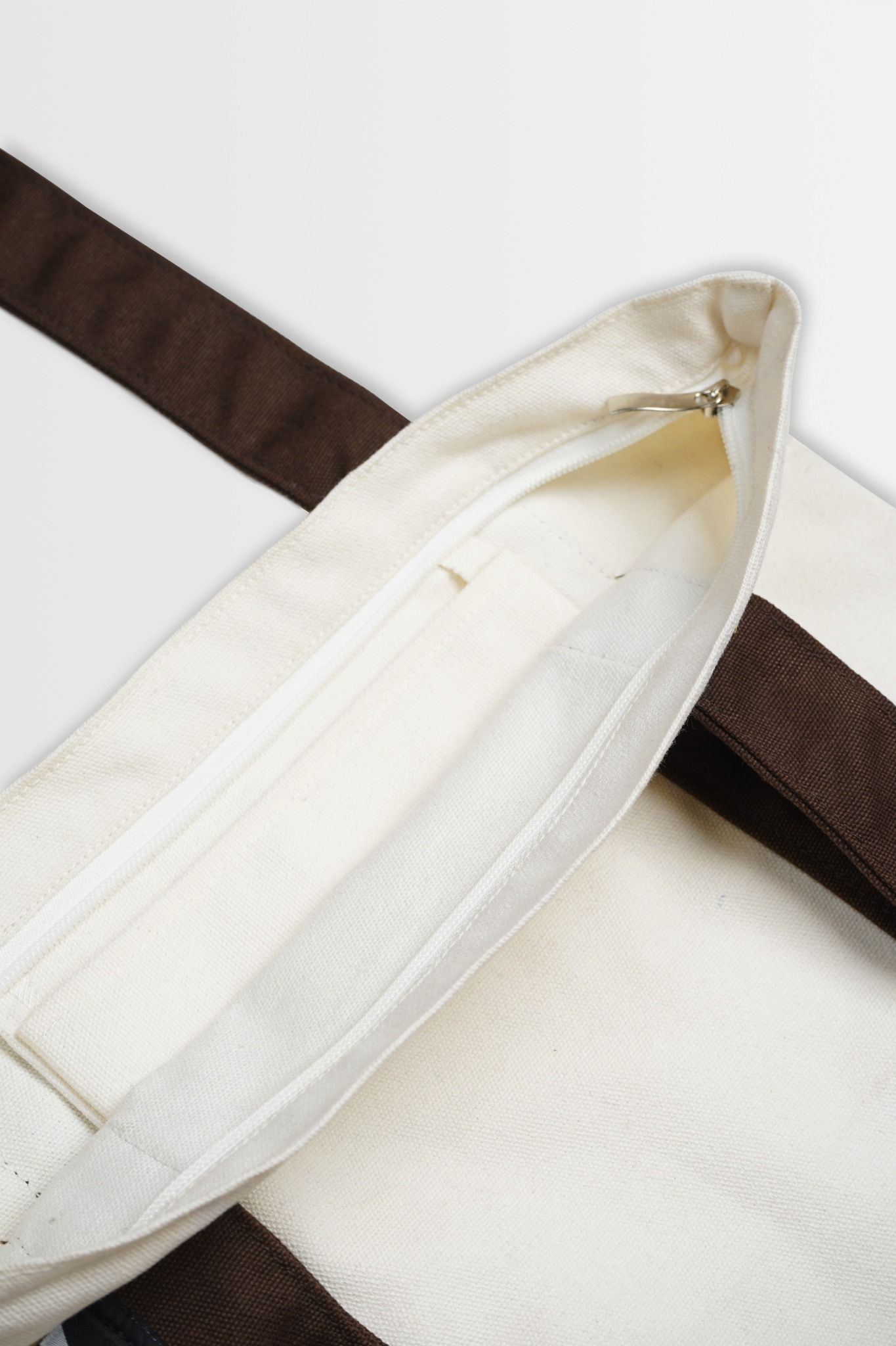  WHITEBROWN TOTE BAG 