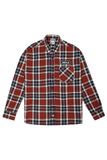  RED NAVY LOGO FLANNEL 