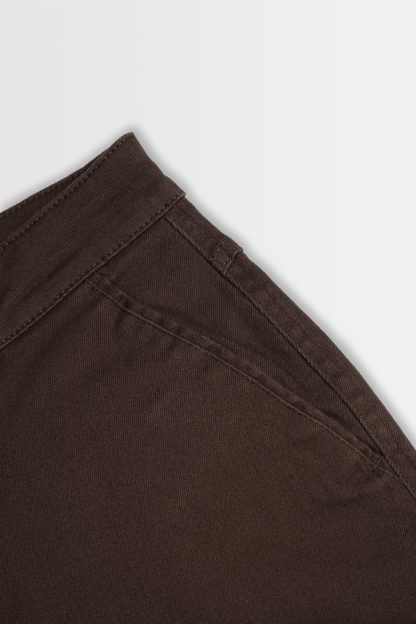  DARKBROWN BASIC CHINO PANT 