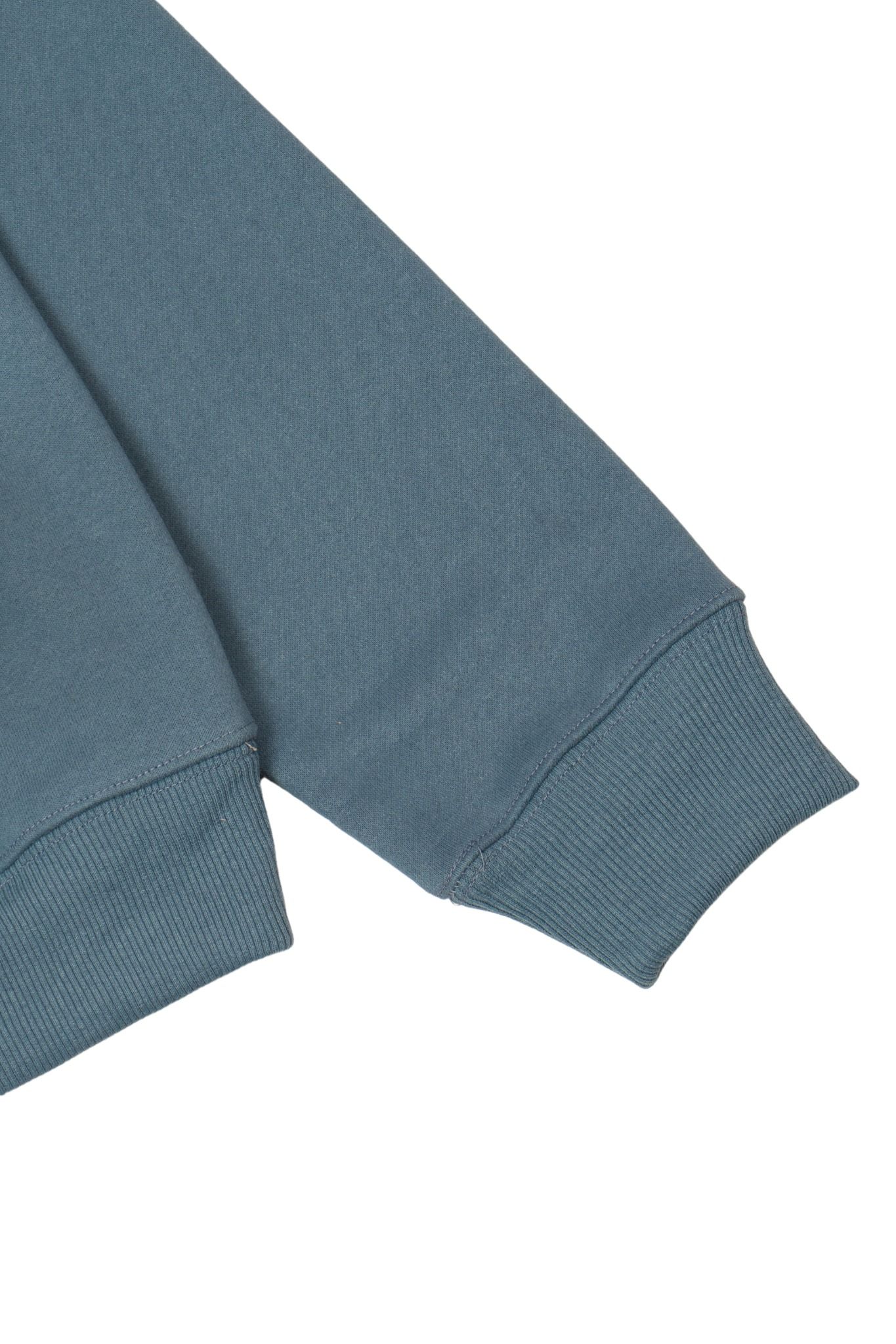 BLUE EMBROIDERED HOODIE 