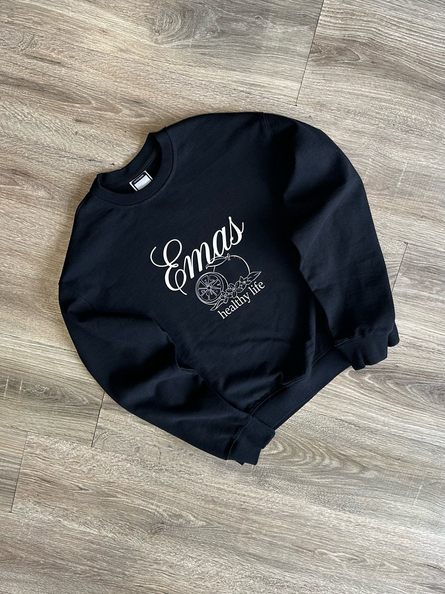  BLACK ORANGE SWEATSHIRT 