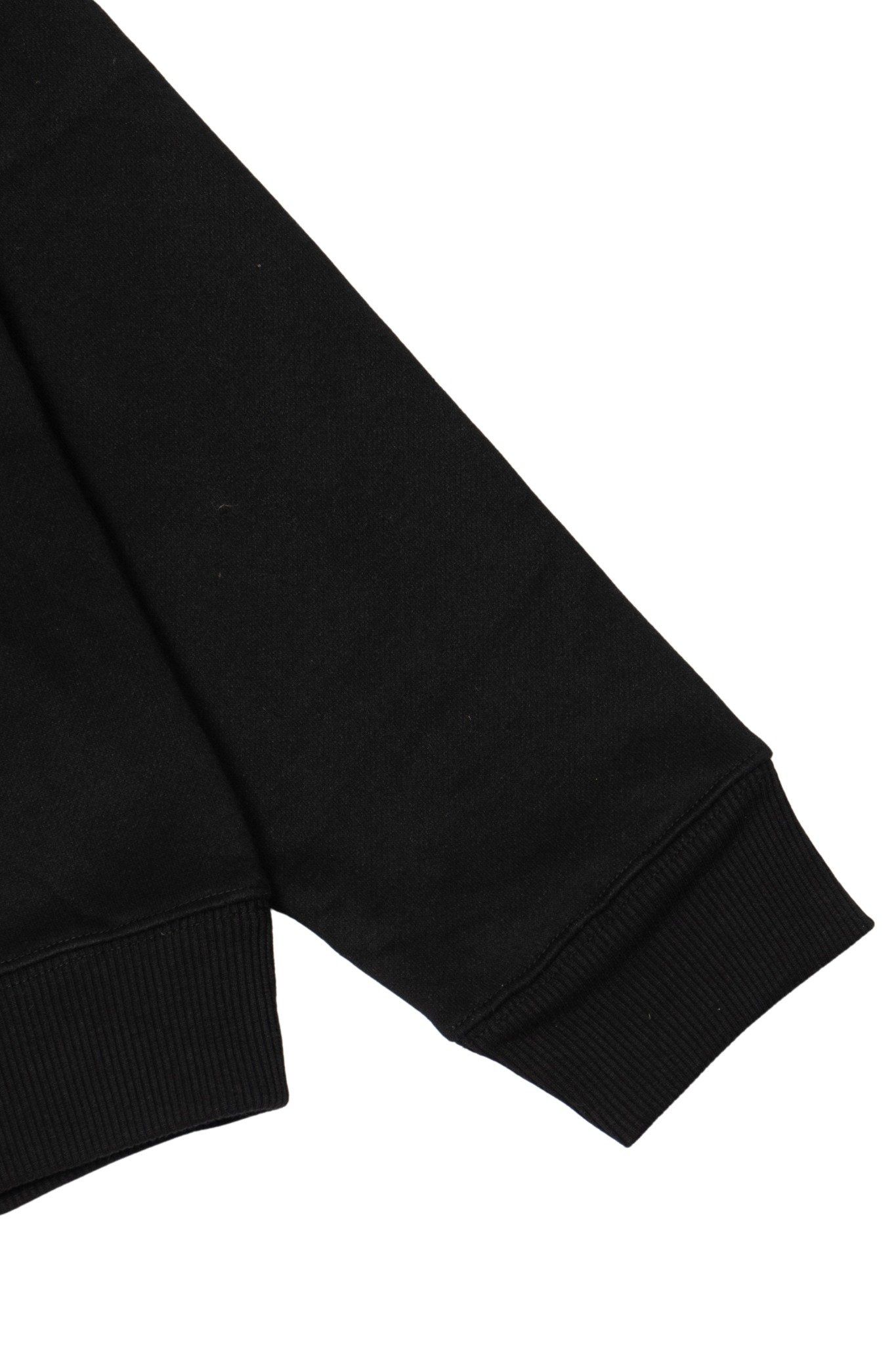  BLACK EMBROIDERED HOODIE 