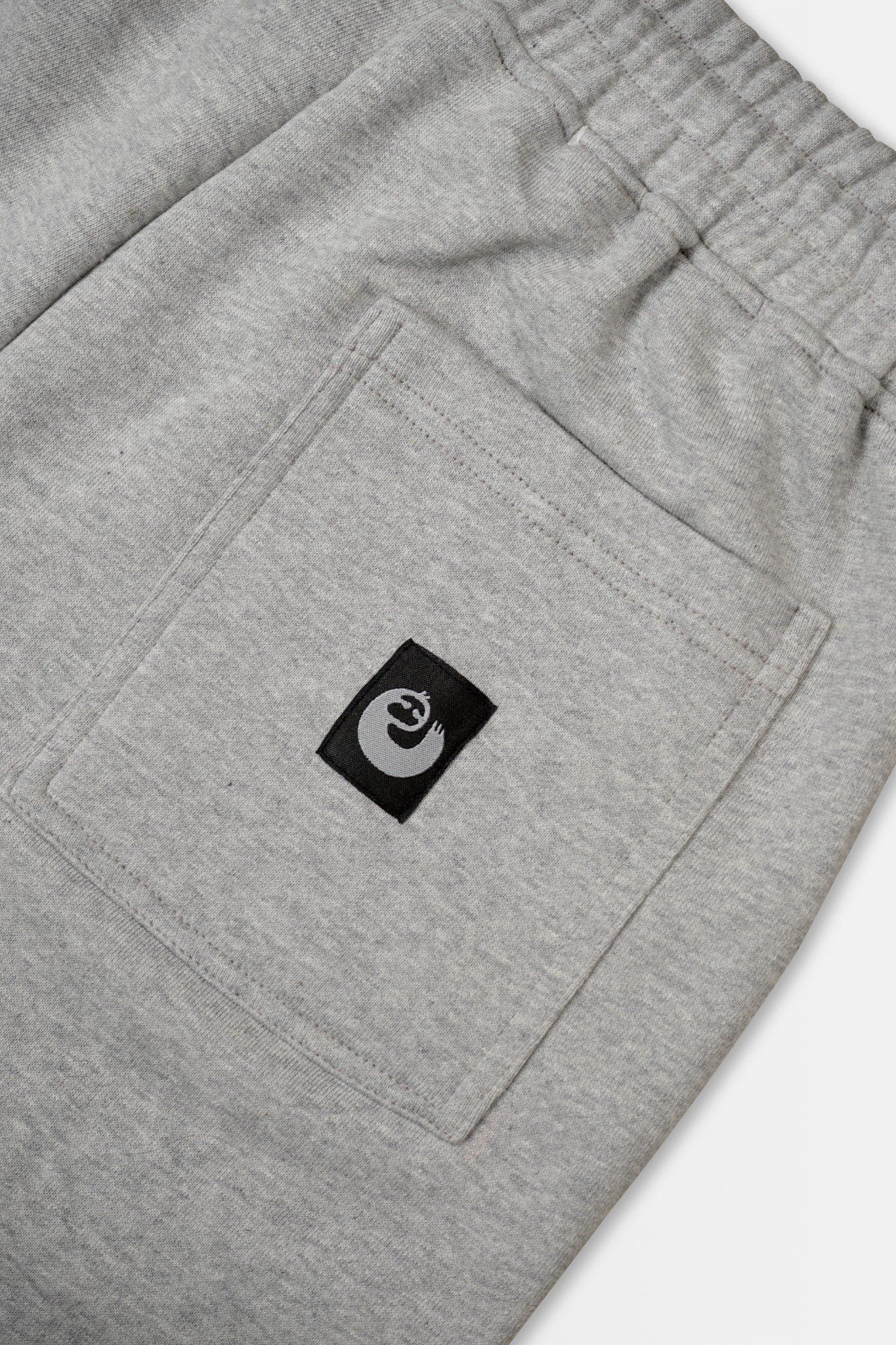  GREY RELAXED FIT SWEATSHORTS 