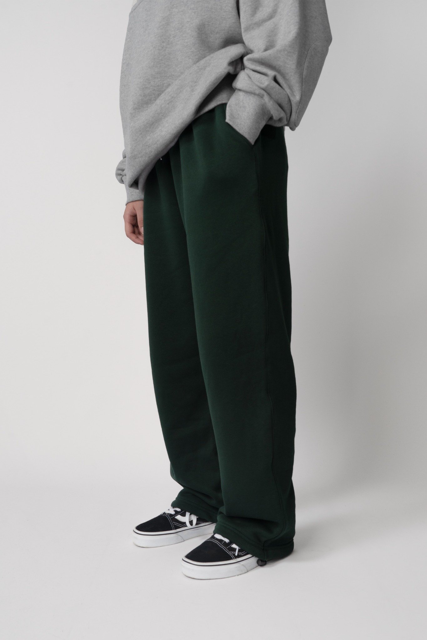  DARKGREEN STRING SWEATPANTS 