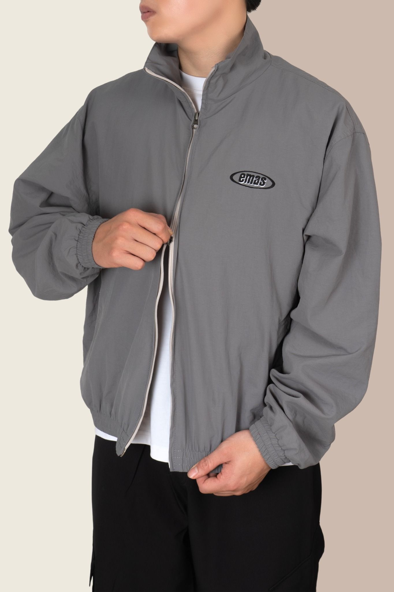  GREY EMAS TRACK JACKET 