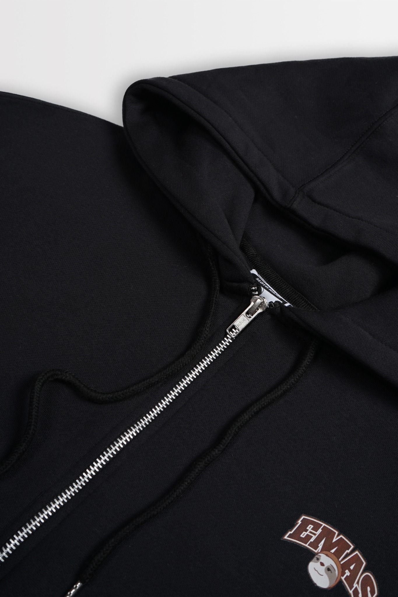  BLACK SLOTHFACE HOODIEZIP 