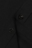  BLACK LONG OXFORD SHIRT 