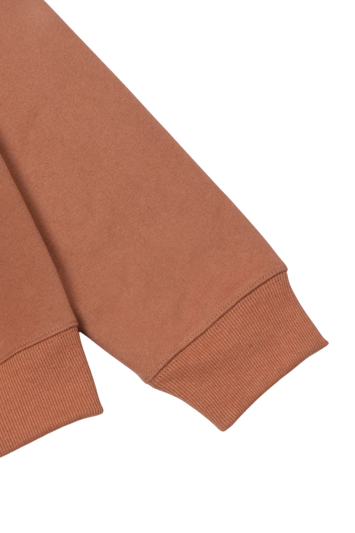  BROWN EMBROIDERED HOODIE 