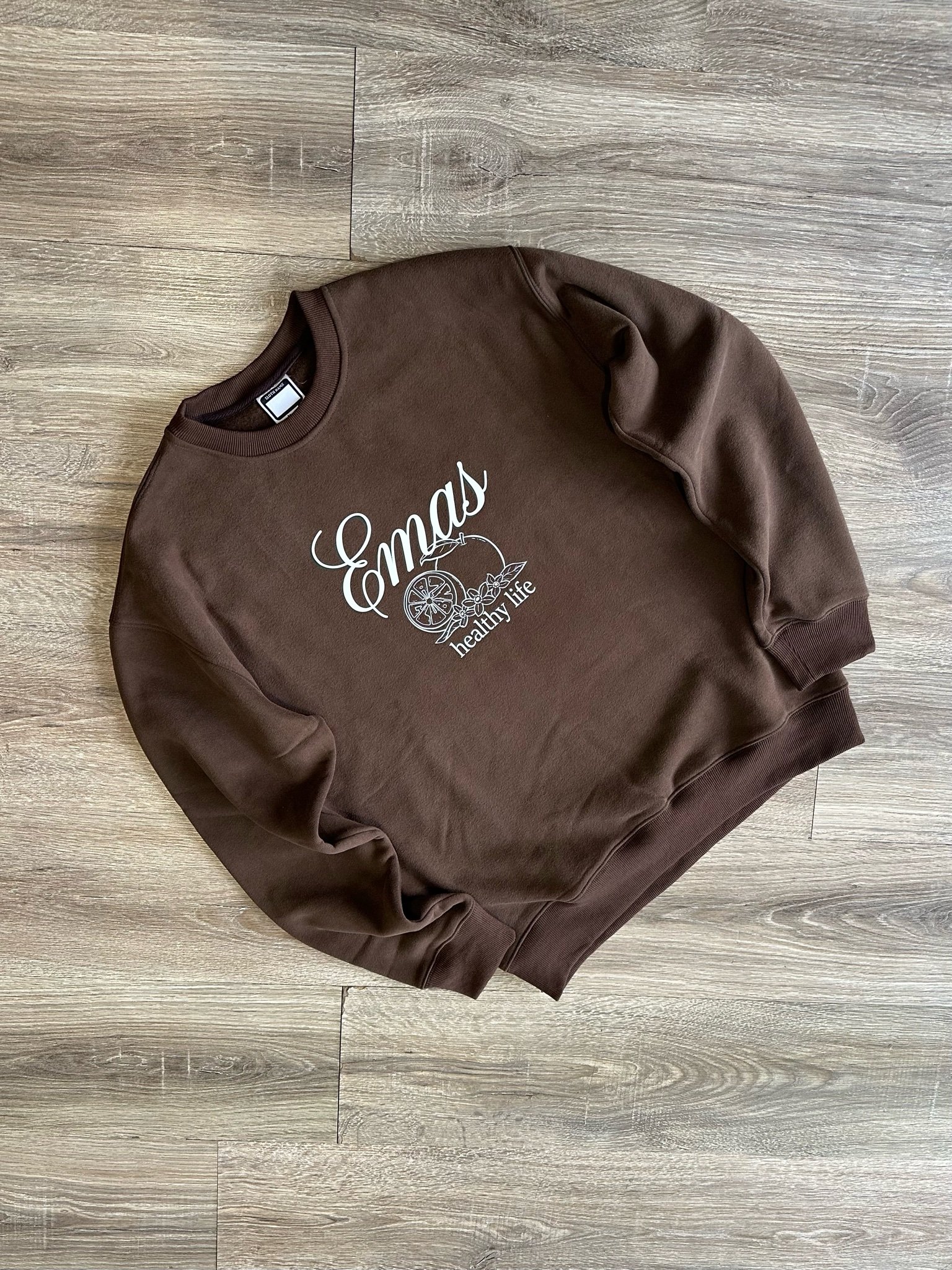  BROWN ORANGE SWEATSHIRT 