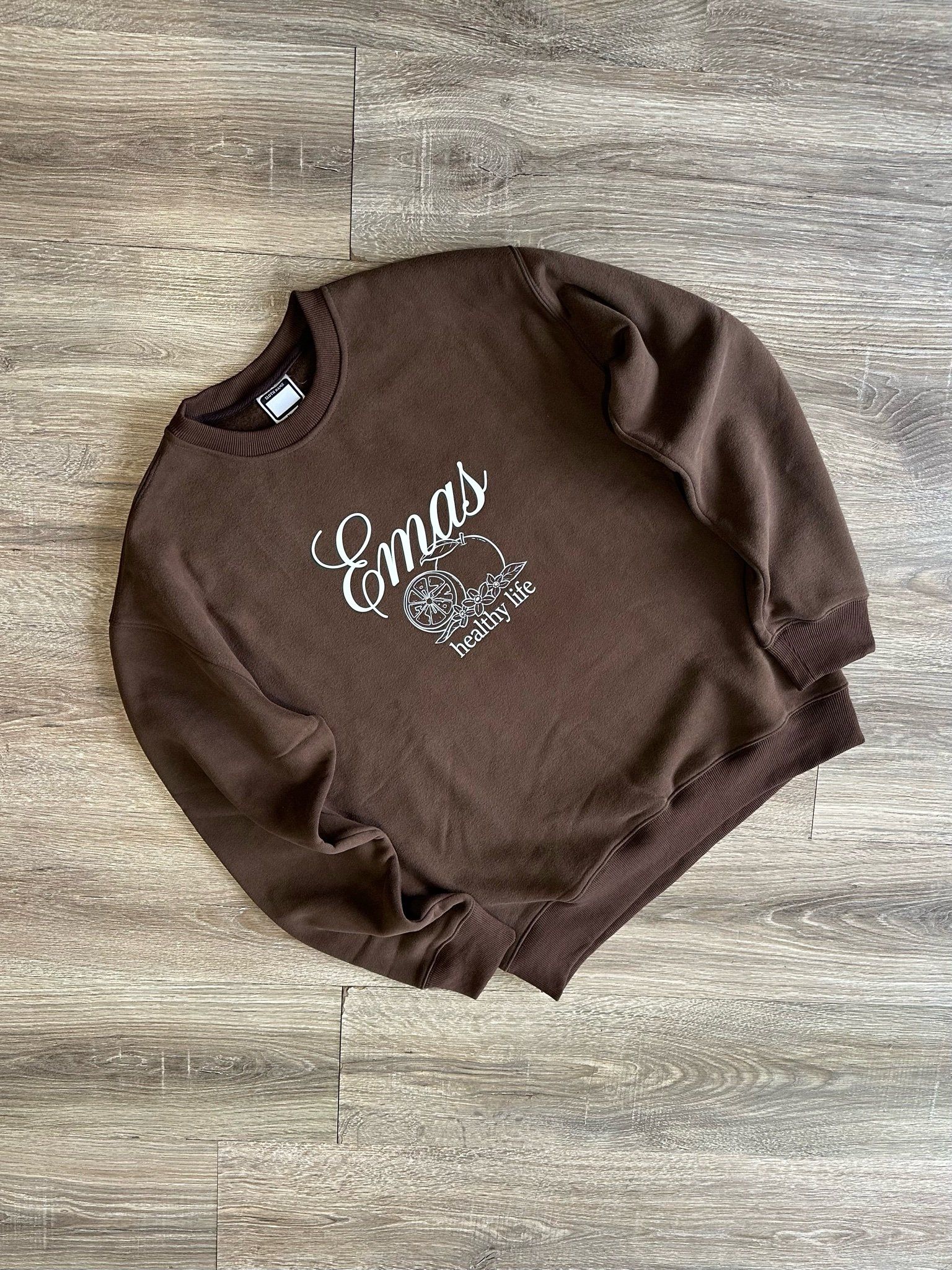  BROWN ORANGE SWEATSHIRT 