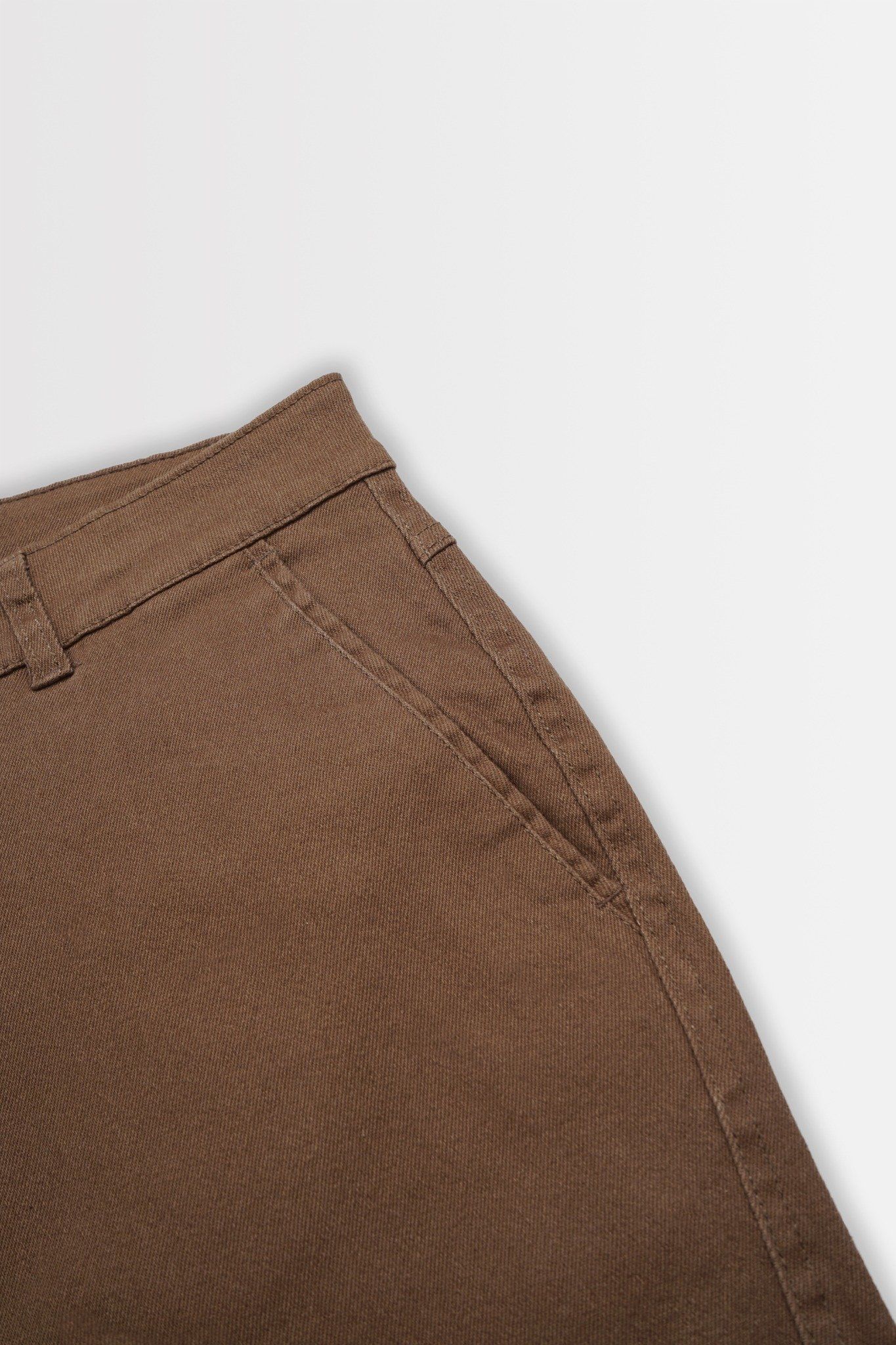  BROWN BASIC CHINO PANT 