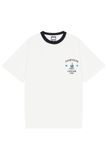  YACHT CLUB WHITE RINGER TEE 