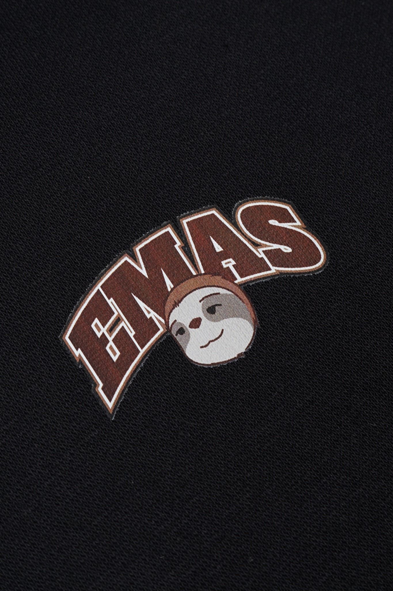  BLACK SLOTHFACE HOODIEZIP 