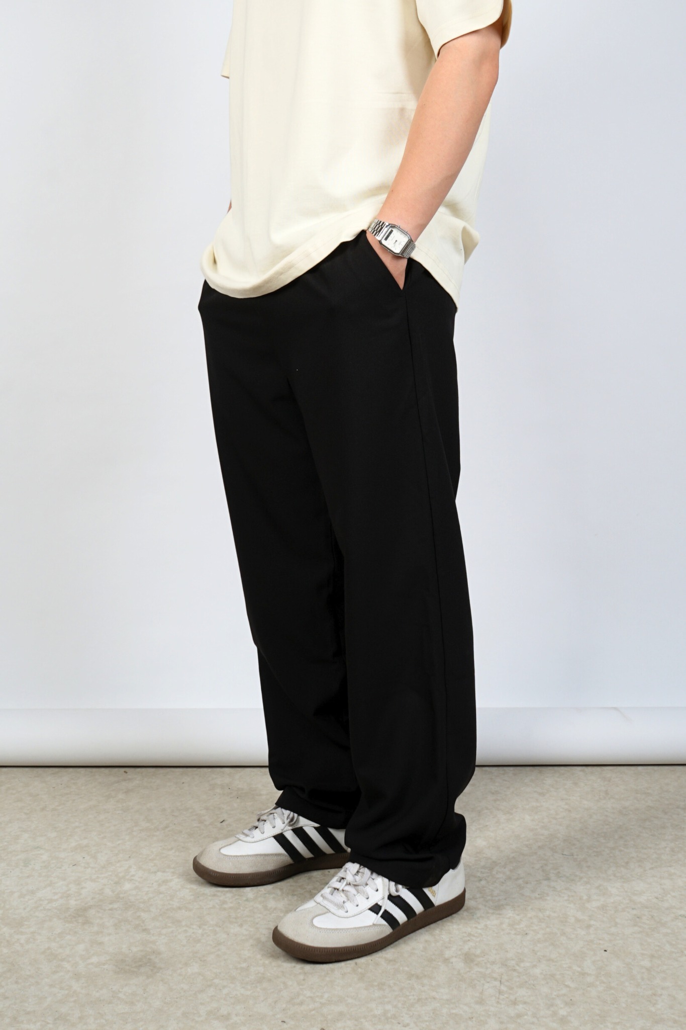  BLACK REGULAR TROUSER PANT 