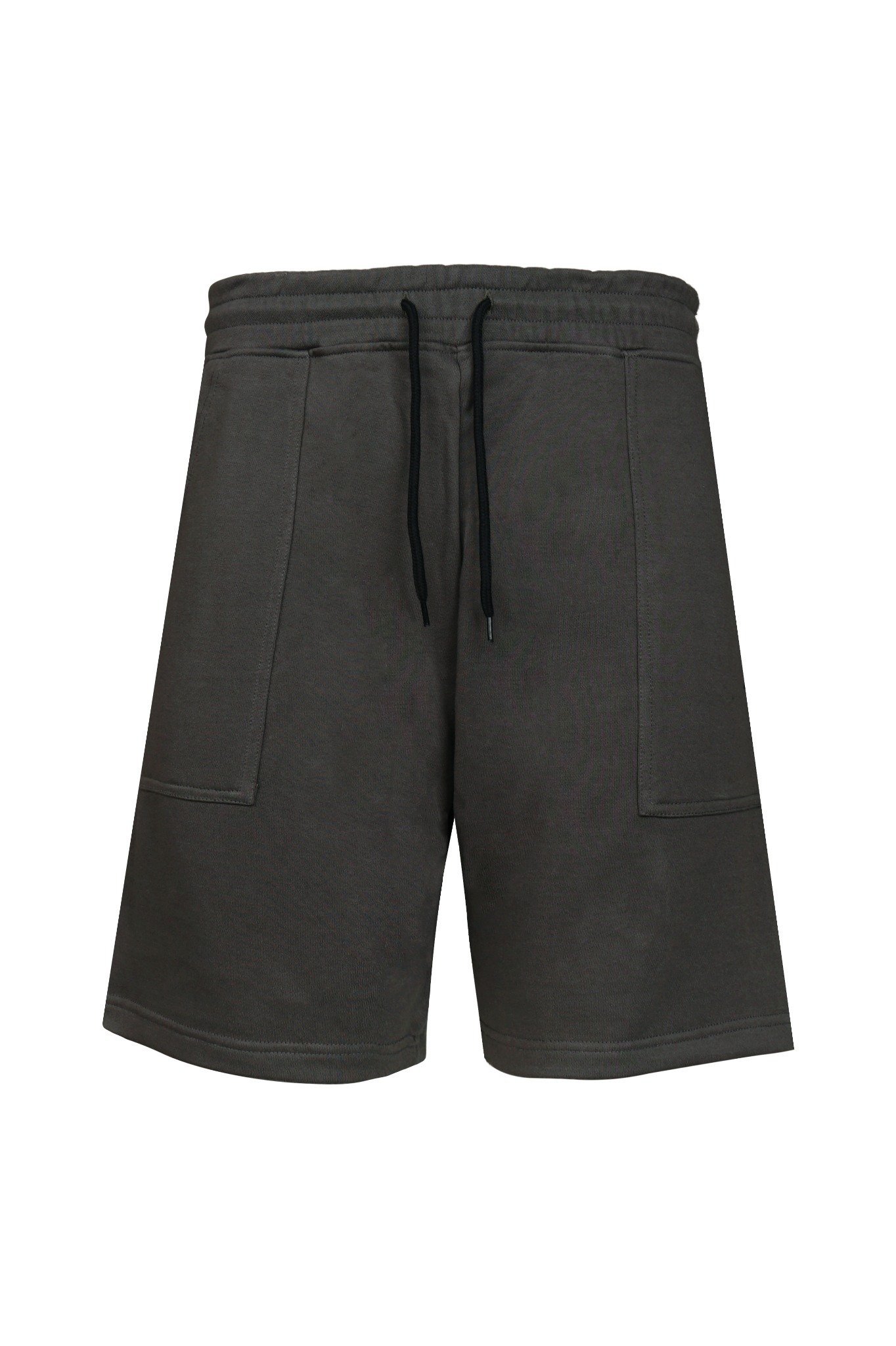  CHARCOAL RELAXED FIT SWEATSHORTS 