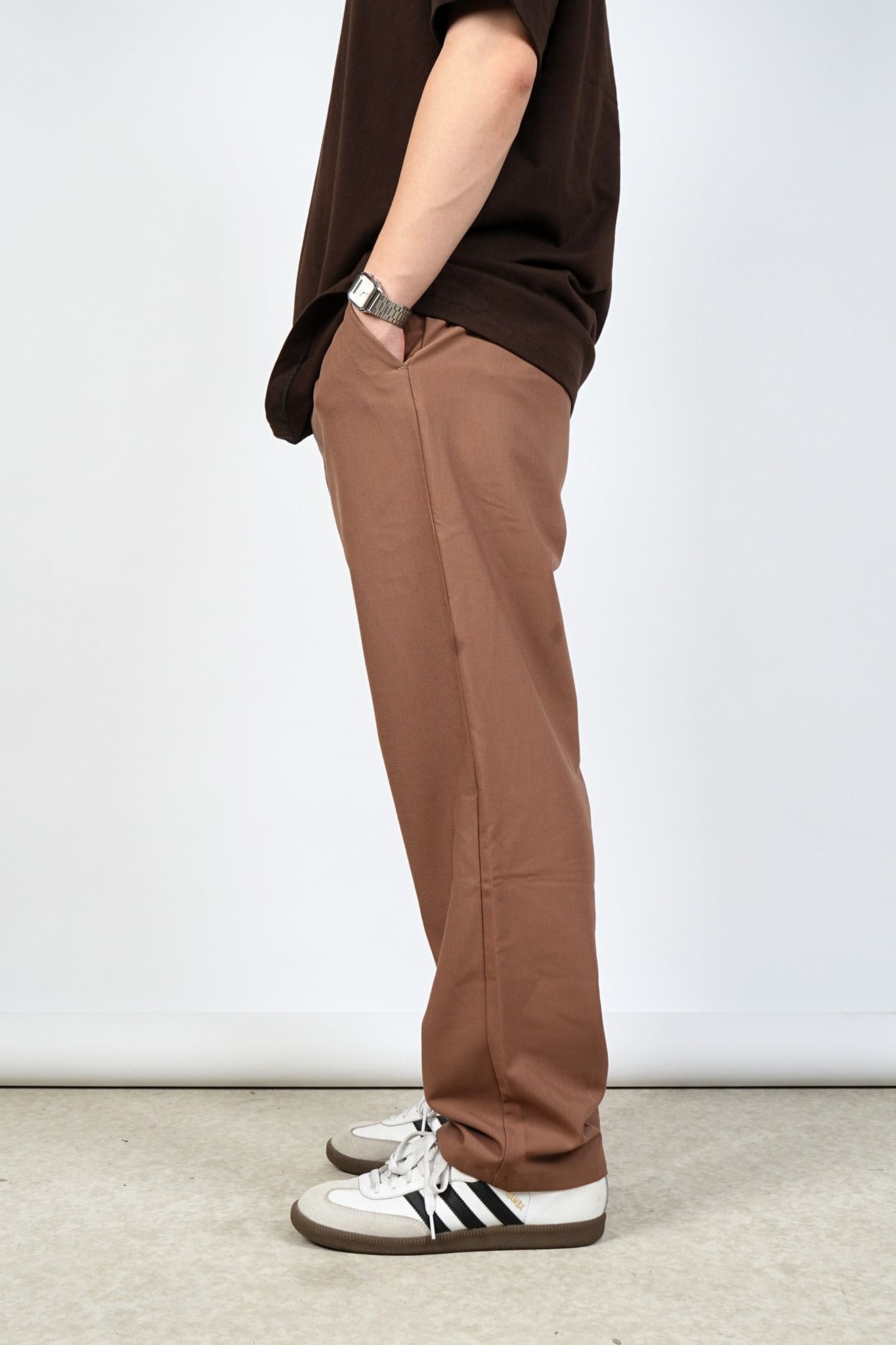  DARKBEIGE REGULAR TROUSER PANT 