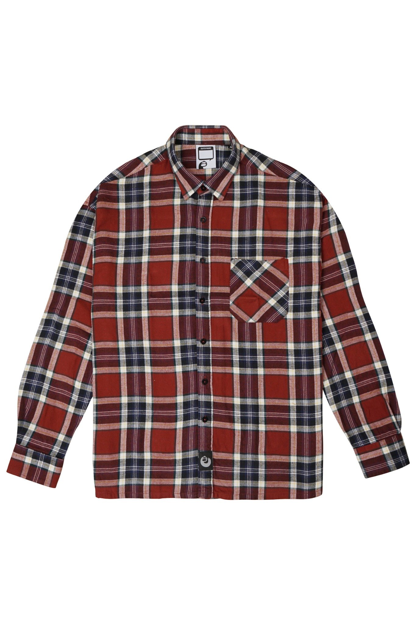  REDNAVY BLANK FLANNEL 