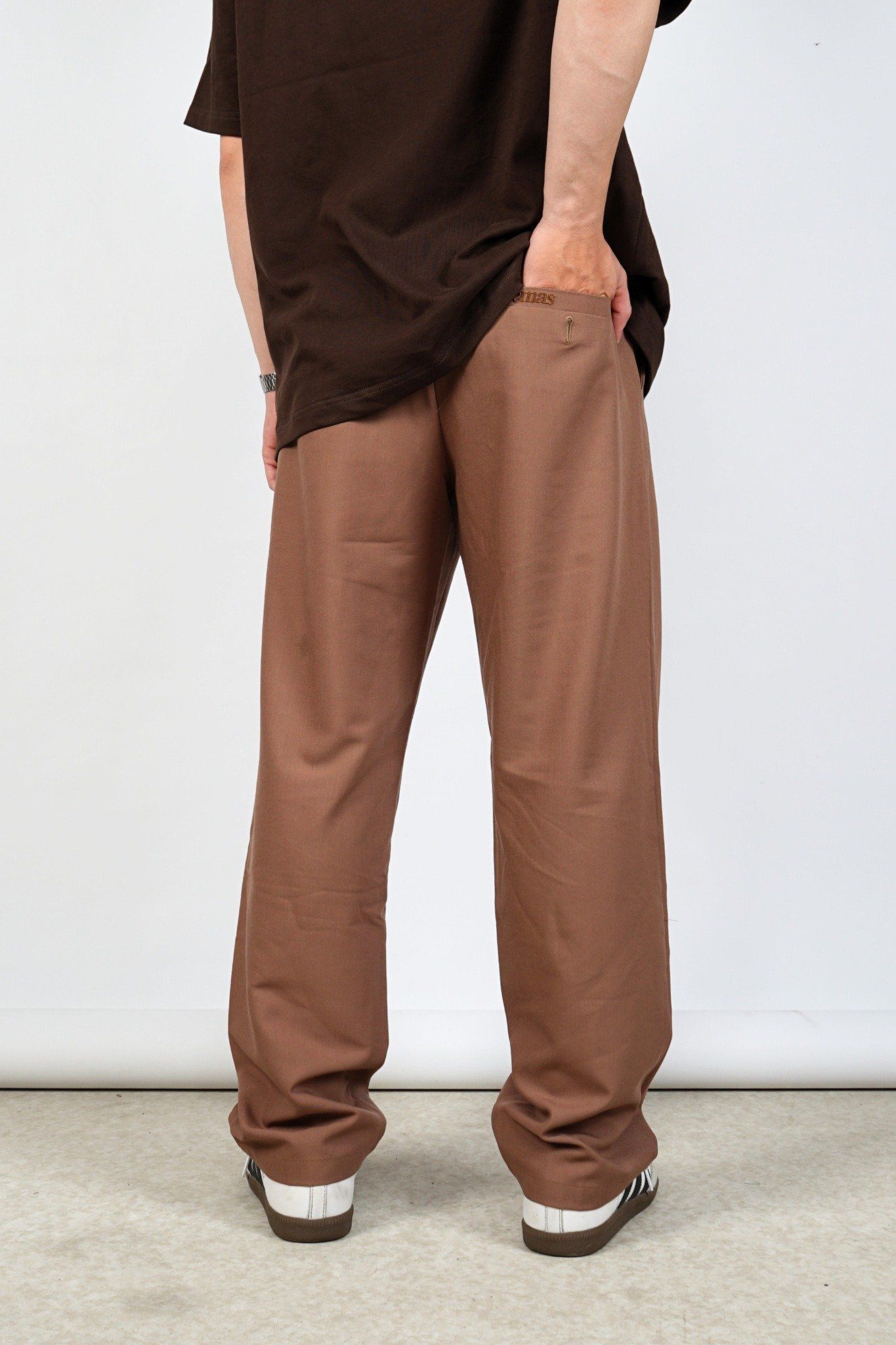  DARKBEIGE REGULAR TROUSER PANT 