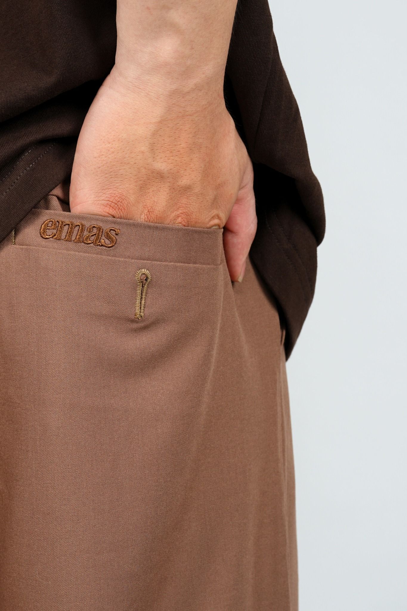  DARKBEIGE REGULAR TROUSER PANT 