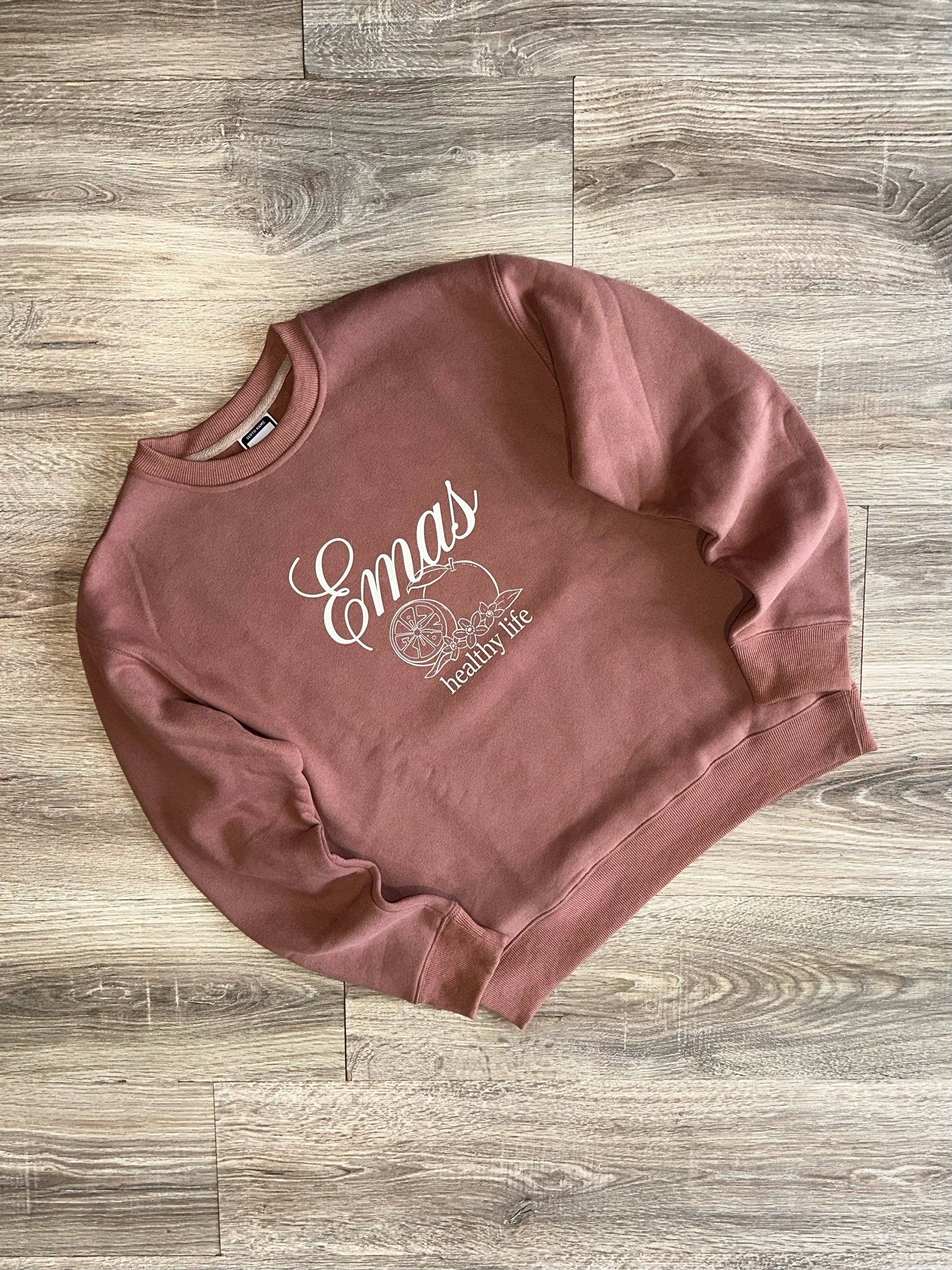  CORAL ORANGE SWEATSHIRT 