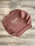  CORAL ORANGE SWEATSHIRT 