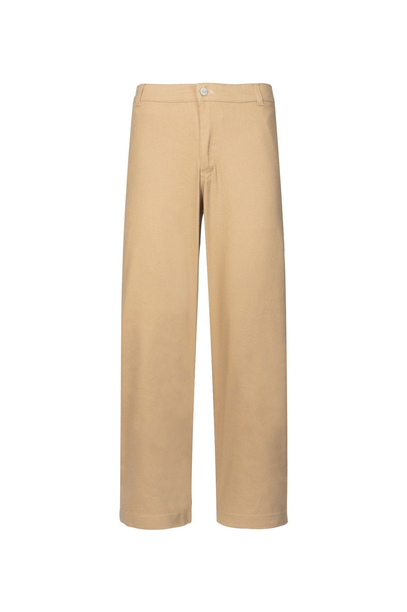  BEIGE RELAXED FIT CHINO PANTS 