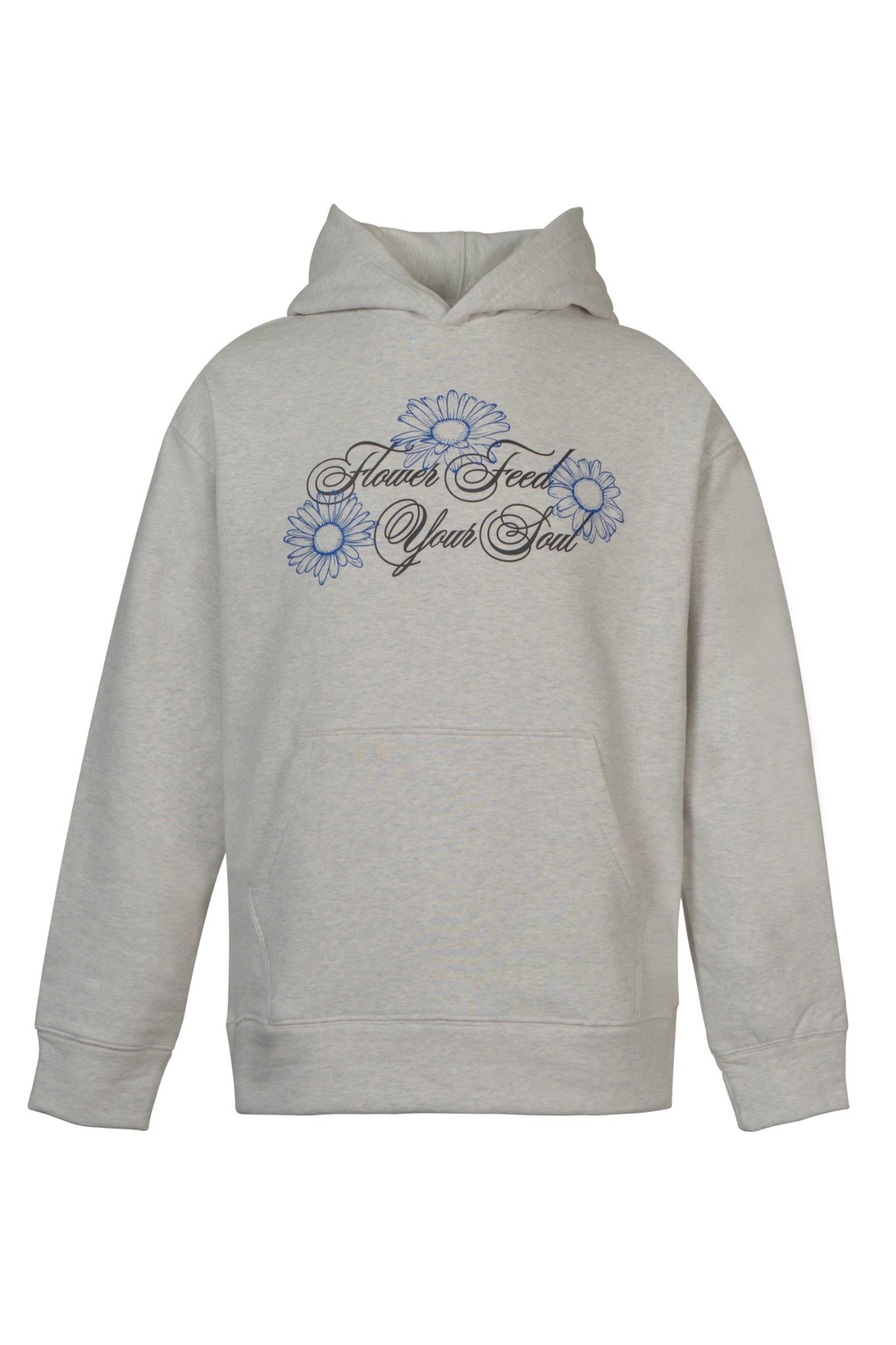  GREY FLOWER HOODIE 