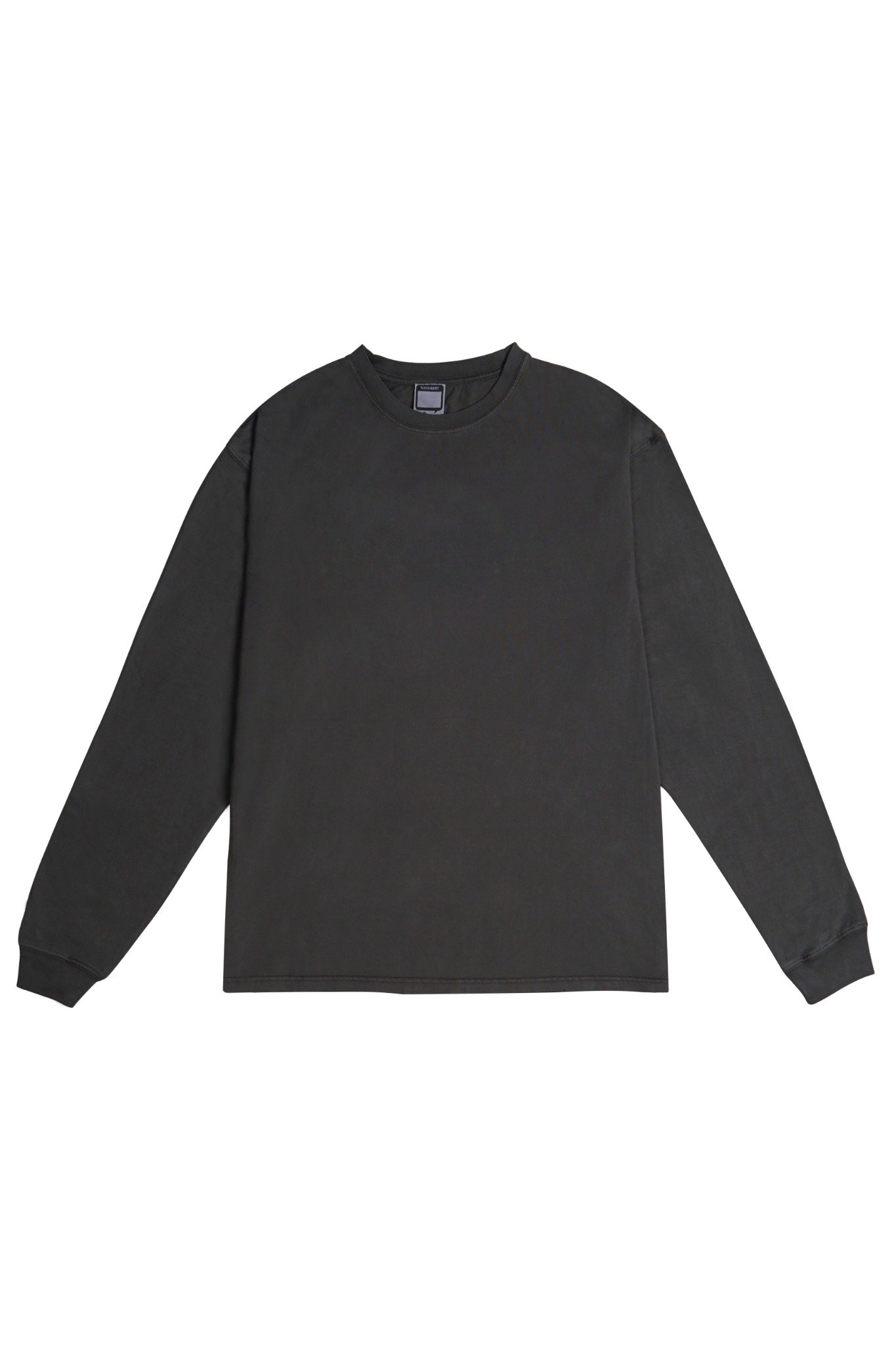  CHARCOAL BLANK LONG SLEEVE 