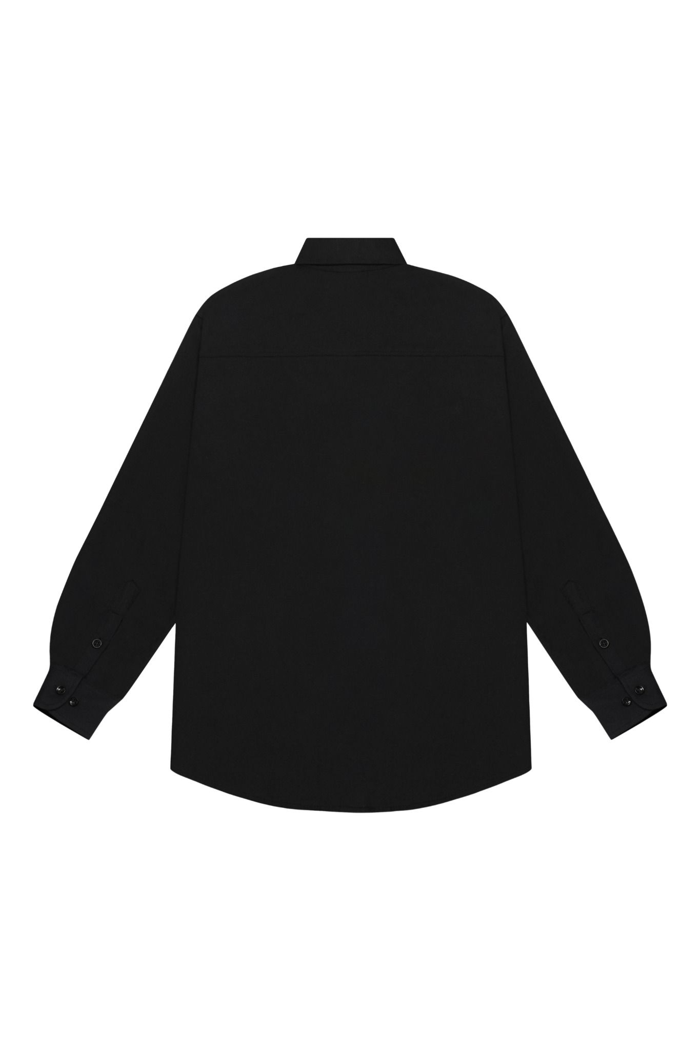  BLACK LONG OXFORD SHIRT 
