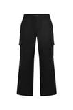  BLACK RELAXED FIT CARGO PANTS 